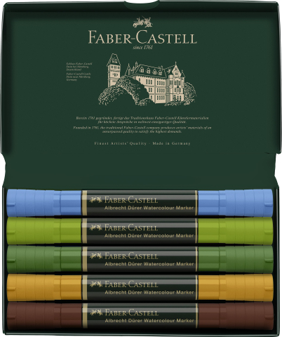 Set 5 markere solubile peisaj a.durer faber-castell [1]