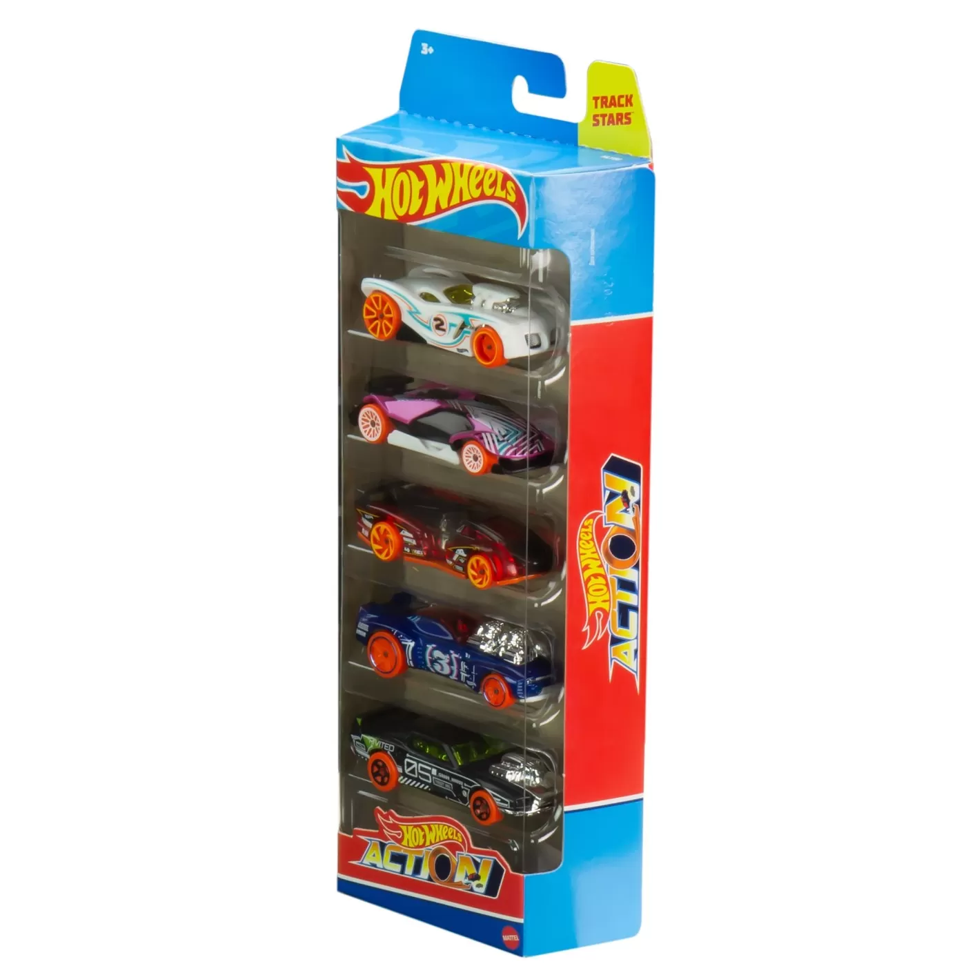 Set 5 masini hot wheels action, varsta de la 3 ani la 12 ani [1]