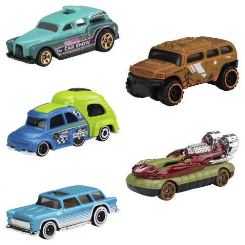 Set 5 masini hot wheels getaways, varsta de la 3 ani la 12 ani [1]
