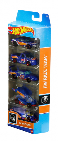 Set 5 masini hot wheels race team, varsta de la 3 ani la 12 ani [1]