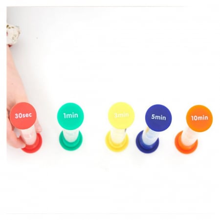 Set 5 mini clepsidre cu cronometrare diferita, TickiT [3]