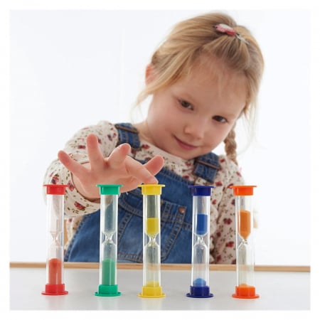 Set 5 mini clepsidre cu cronometrare diferita, TickiT [1]