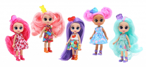 Set 5 mini papusi, sweetyz, 12 cm [1]