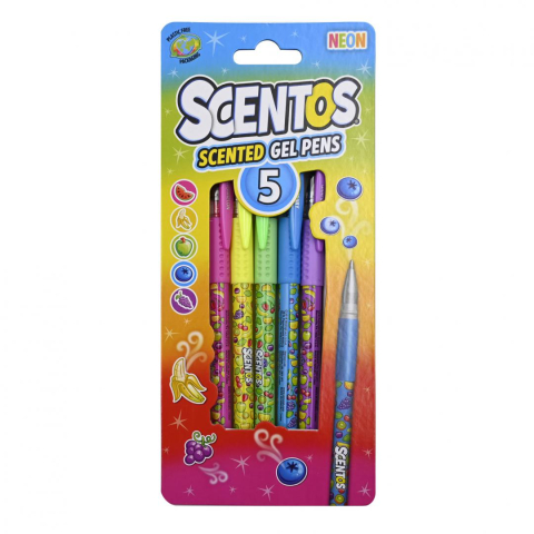 Set 5 pixuri parfumate cu.gel, neon/ pastel,scentos [1]