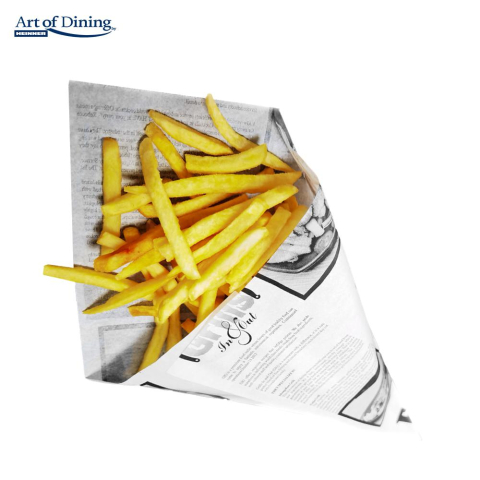 Set 500 bucati hartie impermeabila rezistenta la grasime tip ziar,  200 x 250 mm, art of dining [3]
