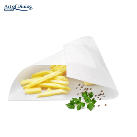 Set 500 bucati hartie impermiabila rezistenta la grasime alba,  200 x 250 mm, art of dining [4]