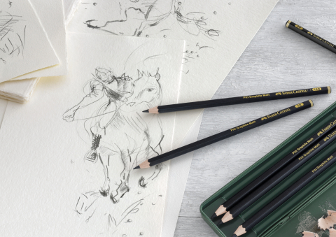 Set 6 buc creion grafit mat pitt faber-castell [3]