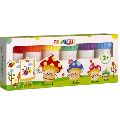 Art & Craft si Artizanat - Set 6 Carioci Do a Dot Marker, 20ml, Varf 18mm, Vopsea pe Baza de Apa