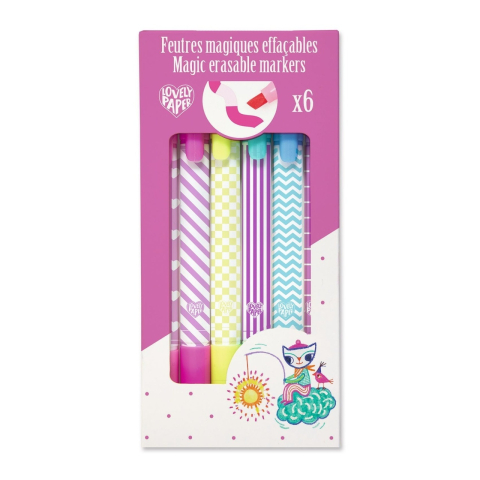 Rechizite Școlare - Set 6 carioci magice, Djeco pentru Baiat, Fata varsta 3 - 6, 6 - 9