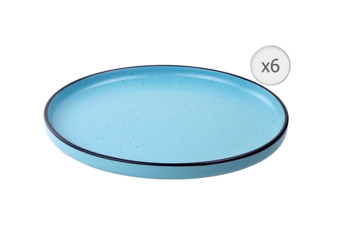 Bucătărie & Servire - Set 6 farfurii intinse, ceramica 27 cm, electra, art of dining by heinner