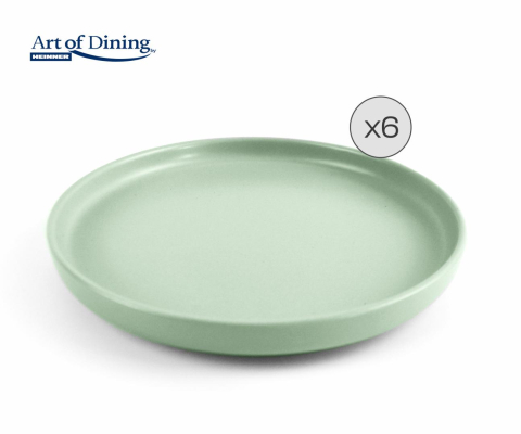 Bucătărie & Servire - Set 6 farfurii intinse ceramica 27 cm, yvonne, art of dining by heinner