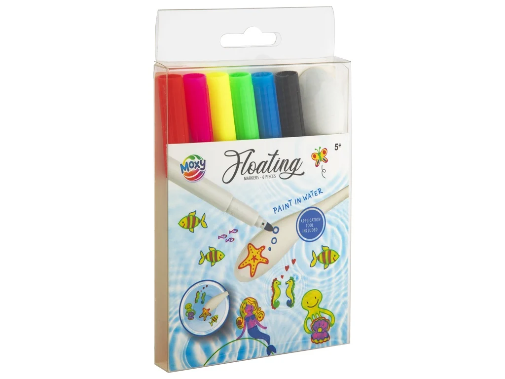 Art & Craft si Artizanat - Set 6 marker floating  Grafix 