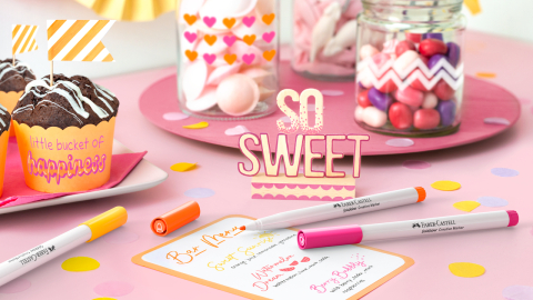 Set 6 markere creative goldfaber sweet moments 1.5mm faber-castell [2]