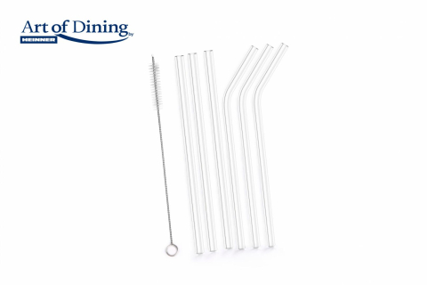 Set 6 paie din sticla+perie pentru curatare, art of dining by heinner [1]