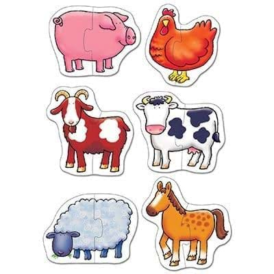 Set 6 jocuri puzzle, Ferma (2 piese), FARMYARD, Orchard Toys [1]