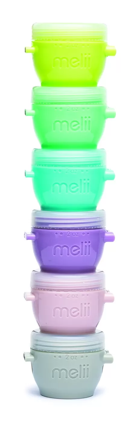 Set 6 recipiente silicon snap&go, melii, 59 ml, varsta de la 6 luni la 6 ani [3]