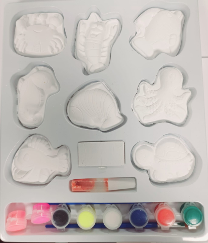 Art & Craft si Artizanat - Set 8 piese ipsos pictat