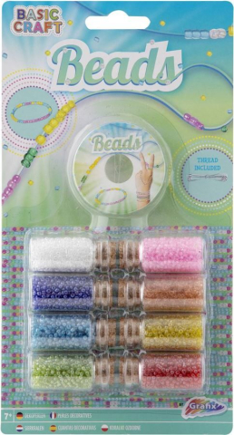 Art & Craft si Artizanat - Set 8 sticlute craft margele  Grafix 