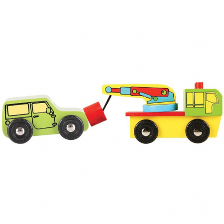 Set 9 masini din lemn, Colectia mea de vehicule jucarii din lemn BigJigs. [1]