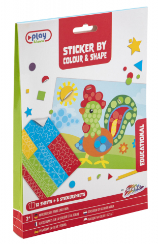 Stickere, Abțibilduri, Autocolante - Set abtibilduri culori si forme - In natura