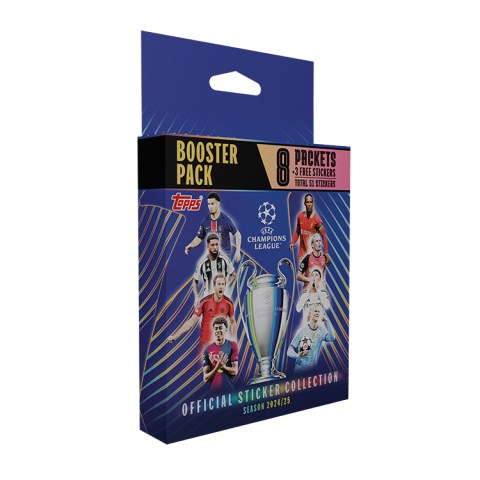 Cărți Educative, Activități - Set abtibilduri Eco Pack - Topps 2025 UEFA Champions League