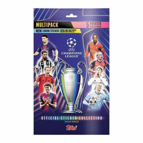 Cărți Educative, Activități - Set abtibilduri Multipack - Topps 2025 UEFA Champions League