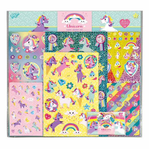 Art & Craft si Artizanat - Set abtibilduri Unicorn