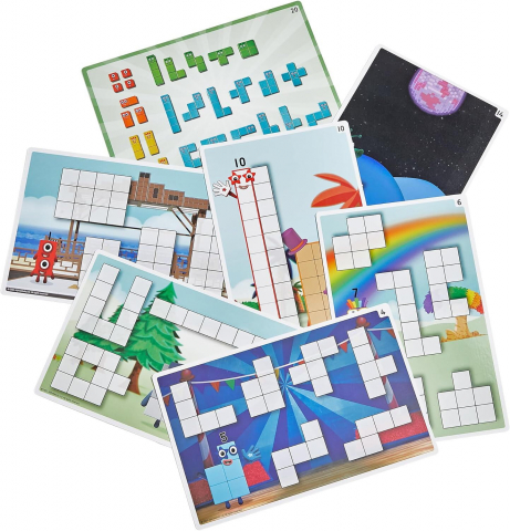 Set activitati cu cuburi din lemn - NumberblocksÂ® [6]