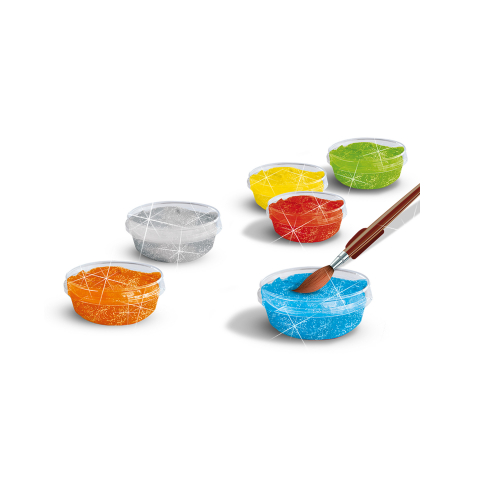 Set acuarele pasta glitter (guasa), copii varsta 3 ani+,6 ani+,8 ani+ [5]