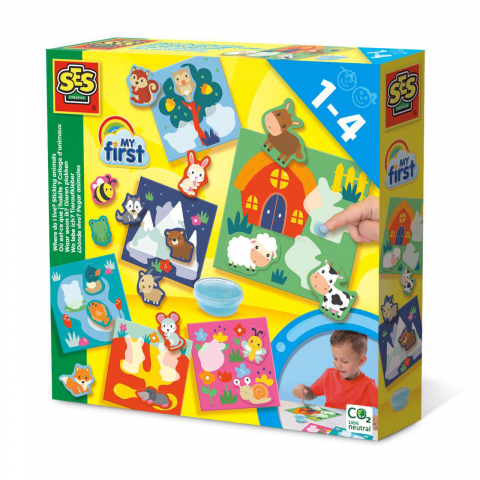 Art & Craft si Artizanat - Set Autocolante Animale-Unde locuiesc