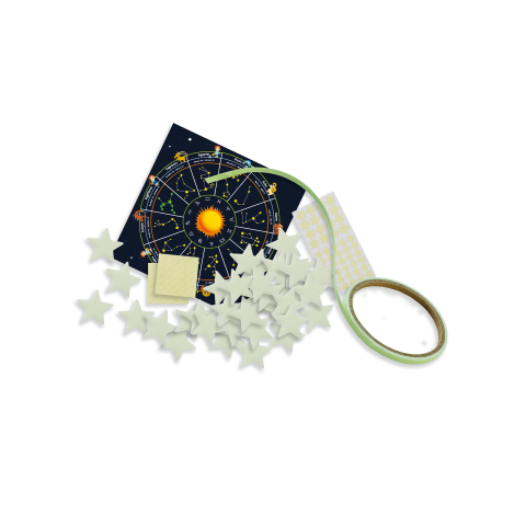 Set autocolante fosforescente cu semne zodiacale pentru copii  varsta 5 ani+ [6]