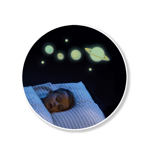 Set autocolante fosforescente cu sistemul solar pentru copii  varsta 5 ani+ [7]