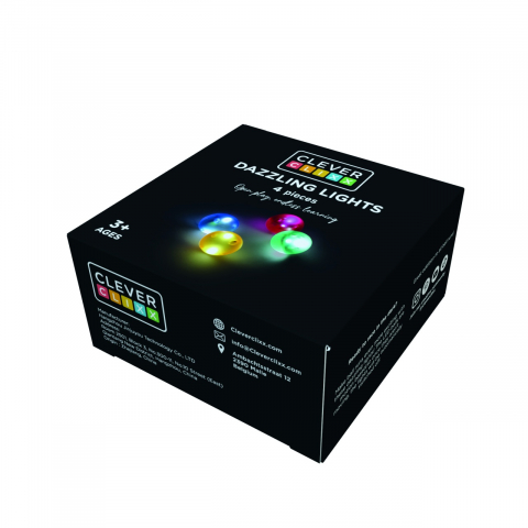 Set Bile Luminoase, Dazzling Lights 4 piese, Cleverclixx pentru Baiat, Fata varsta 45722 [1]