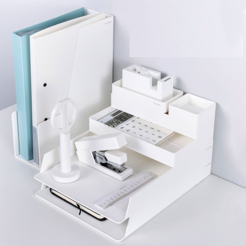 Set birou premium 14 piese alb nusign deli [2]