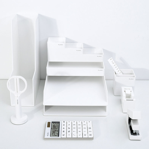 Set birou premium 14 piese alb nusign deli [1]