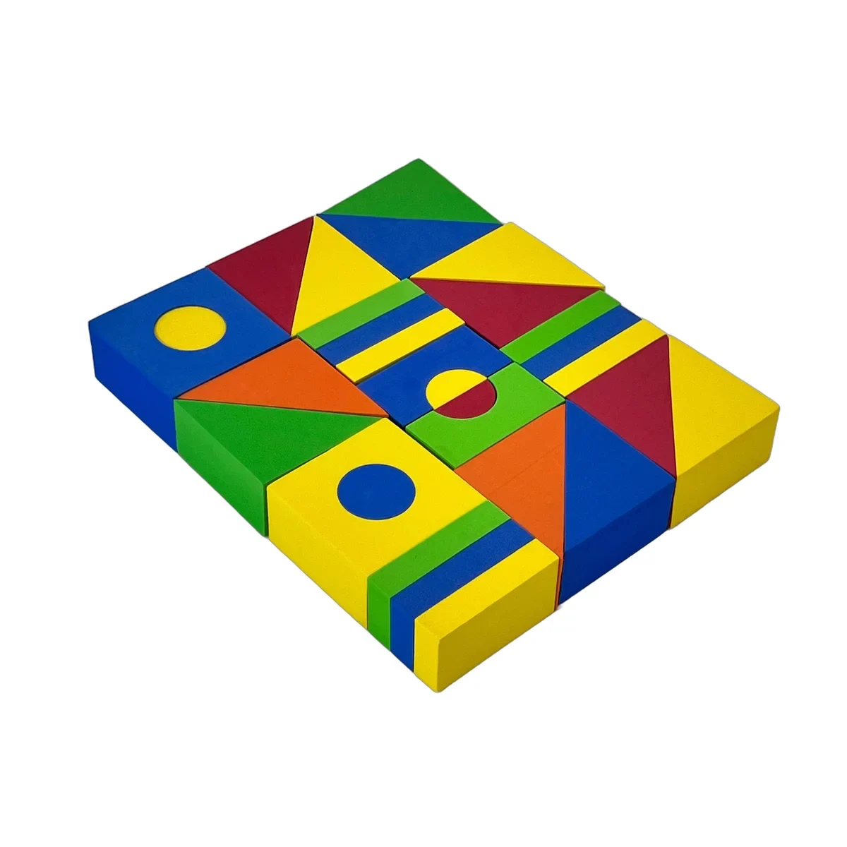 Blocuri din Spuma Colorata, Set 29 Cuburi de Construit, Moi [1]