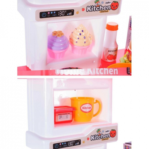 Set bucatarie malplay cu lumini sunete si accesorii, varsta de la 3 ani la 6 ani [5]
