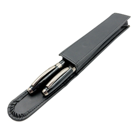 Set cadou stilou + pix + etui Cresco Symphony 850006 SY-02, corp metalic negru [2]