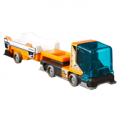 Set camion si masina sport hot wheels district transport, varsta de la 3 ani la 12 ani [4]