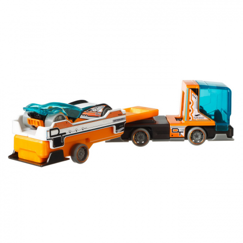 Set camion si masina sport hot wheels district transport, varsta de la 3 ani la 12 ani [2]
