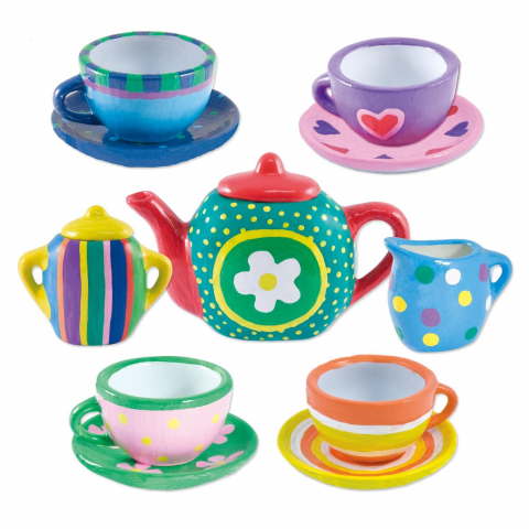 Set ceramica: Picteaza un set de ceai [2]
