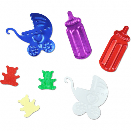Art & Craft si Artizanat - Set confetti baby, culori asortate, 20 gr.