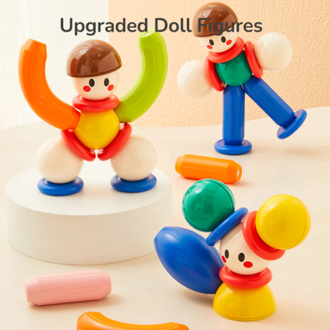 Set Constructie Magnetica Rainbow Building Stick, 32 Piese, Varsta 3 Ani+ [2]