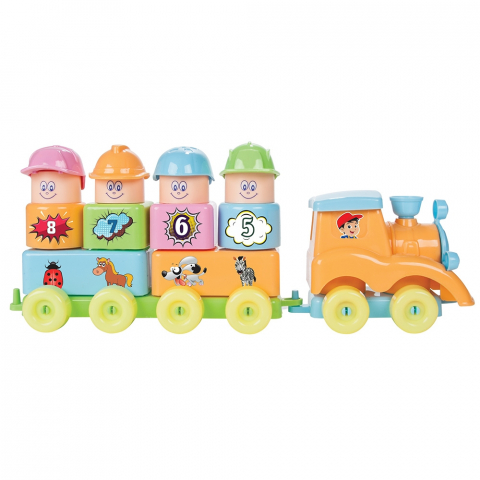 Set constructie Pilsan My First Train 33 piese [1]