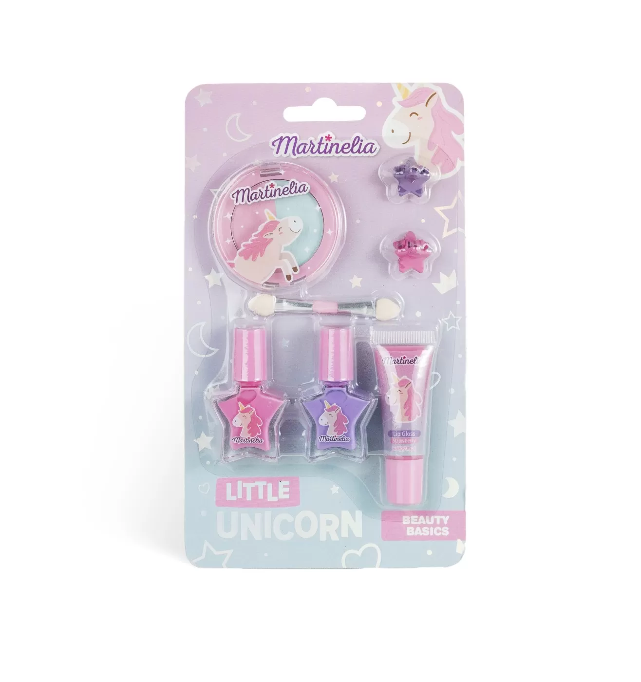Jucării și Jocuri pentru copii - Set cosmetice de baza, kit de machiaj, Little Unicorn, Martinelia, varsta de la 3 ani la +15 ani