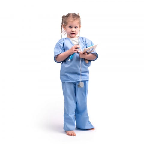 Jucării și Jocuri pentru copii - Set costum si accesorii doctor pentru copii