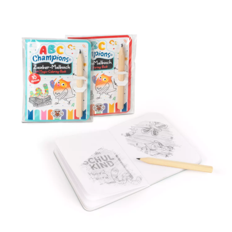 Seturi creative pentru copii - Set creatie carticica magica+creion 10 pagini, Scratchbook Trendhaus, 2 modele, CH31190
