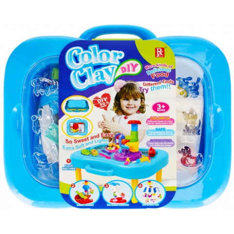 Art & Craft si Artizanat - Set creatie plastilina Mega Creative Color Clay Dentis Delicious Food 459988, diverse culori, cu accesorii, +3 ani