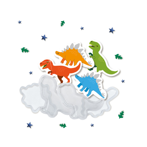 Set creativ - Autocolante dinozauri, copii varsta 5 ani+,8 ani+ [8]