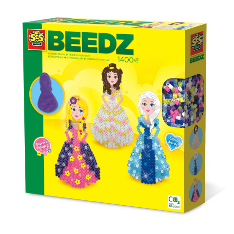 Seturi creative pentru copii - Set creativ Beedz - Margele de calcat Printese, copii varsta 5 ani+,8 ani+